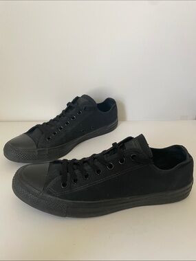 Converse Chuck Taylor All Star Ox Triple Black Sneakers Men’s 12 Women’s 14
